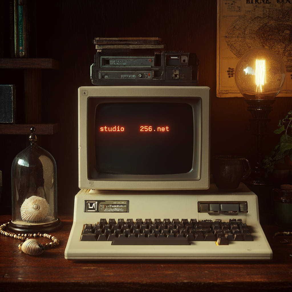 Studio 256 Vintage Computer Setup